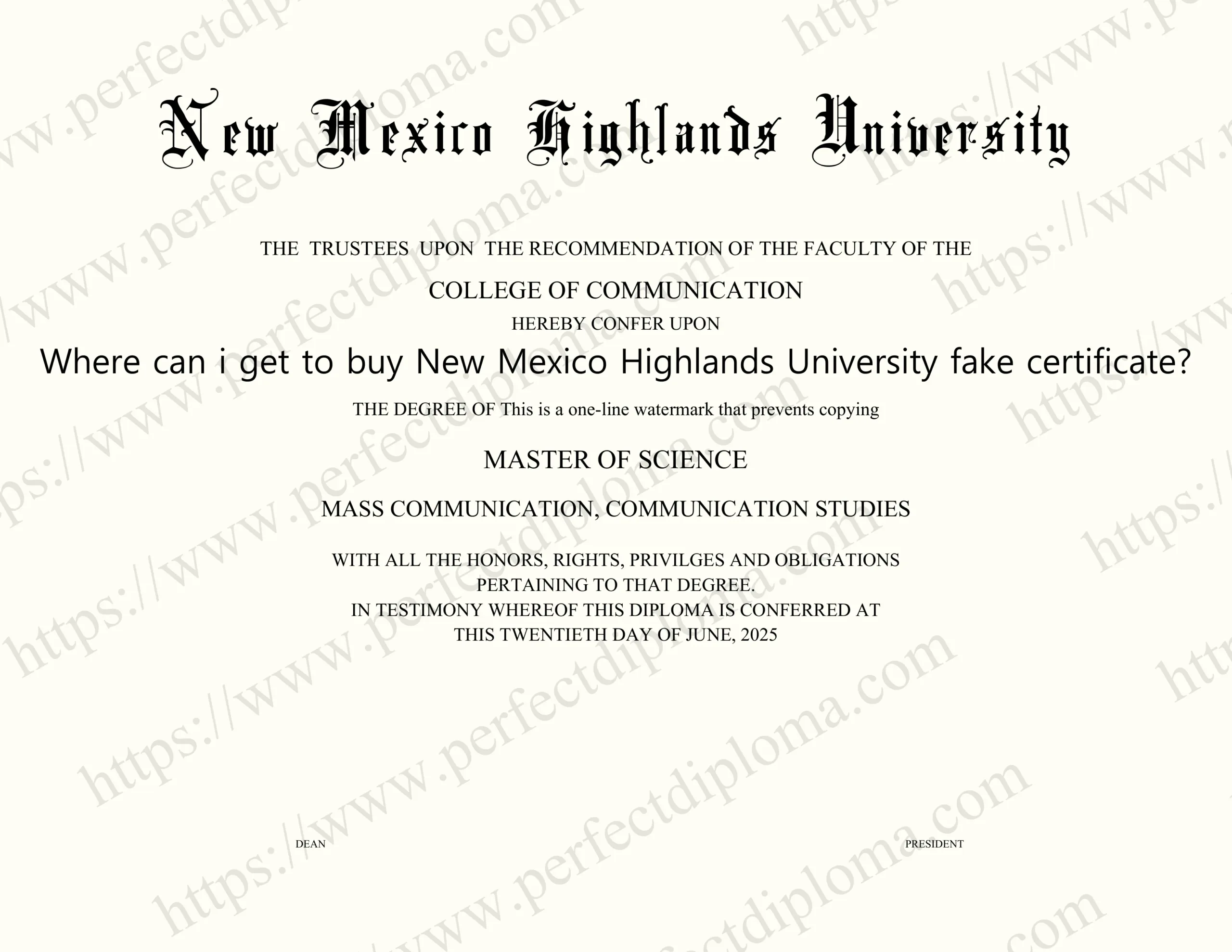 Where can i get to buy New Mexico Highlands University fake certificate?