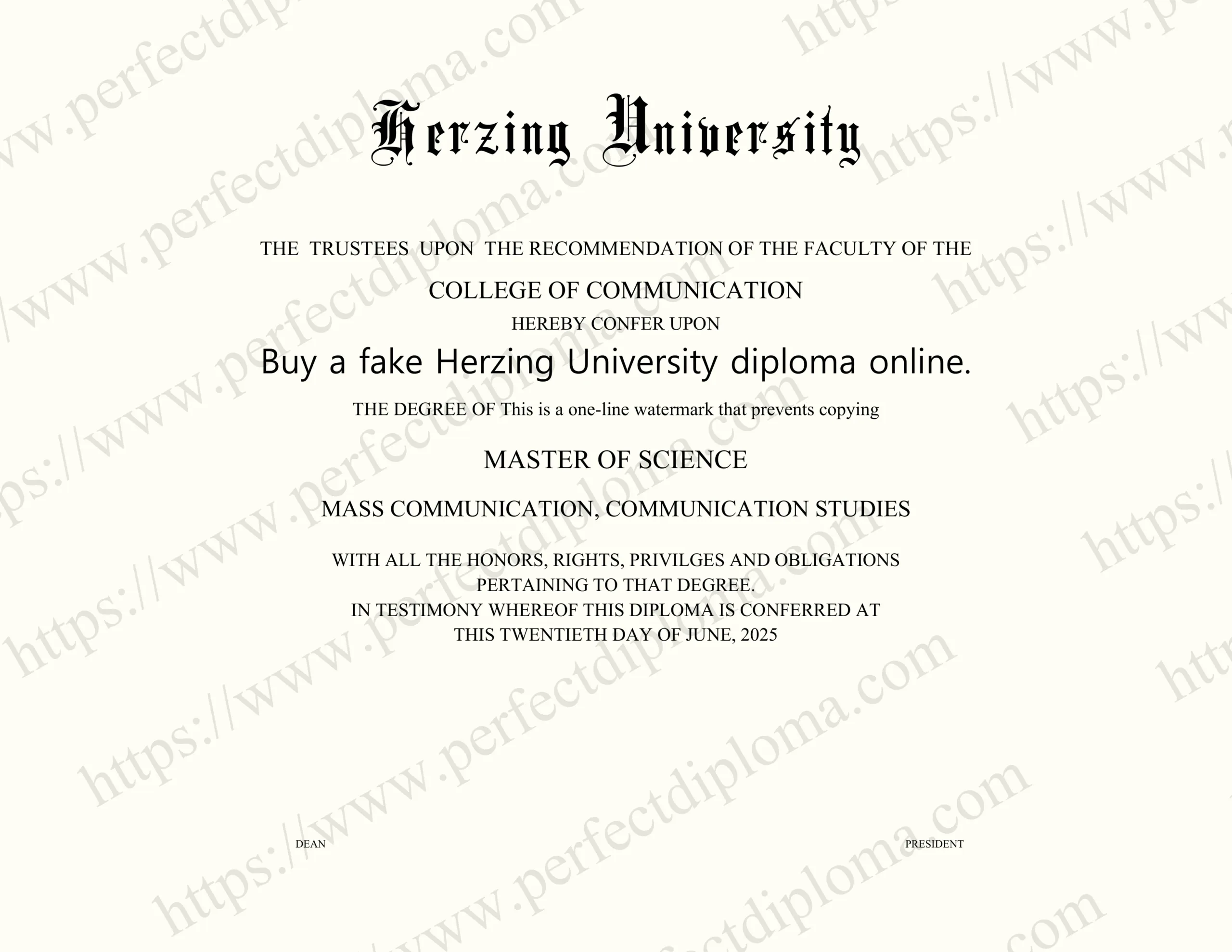Buy a fake Herzing University diploma online.