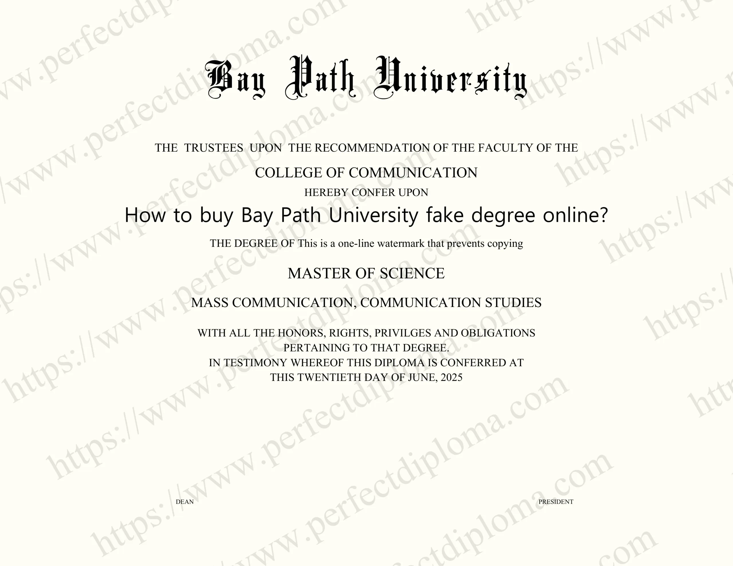 How to buy Bay Path University fake degree online?