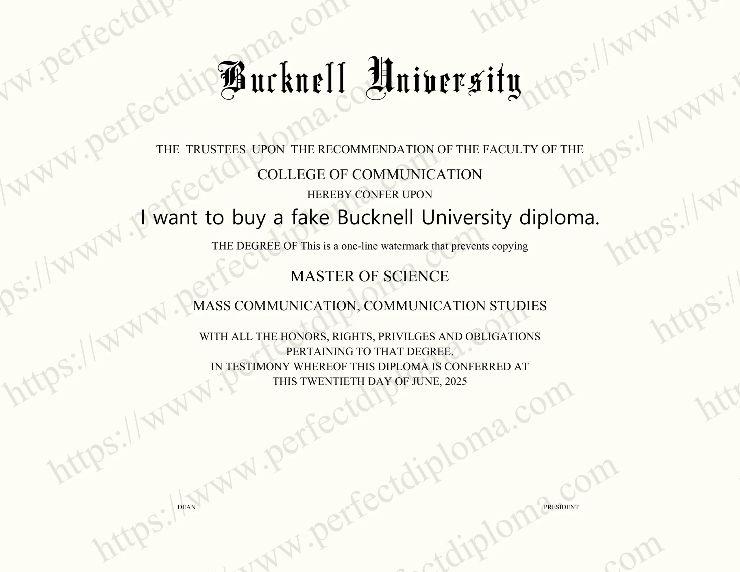 I want to buy a fake Bucknell University diploma.