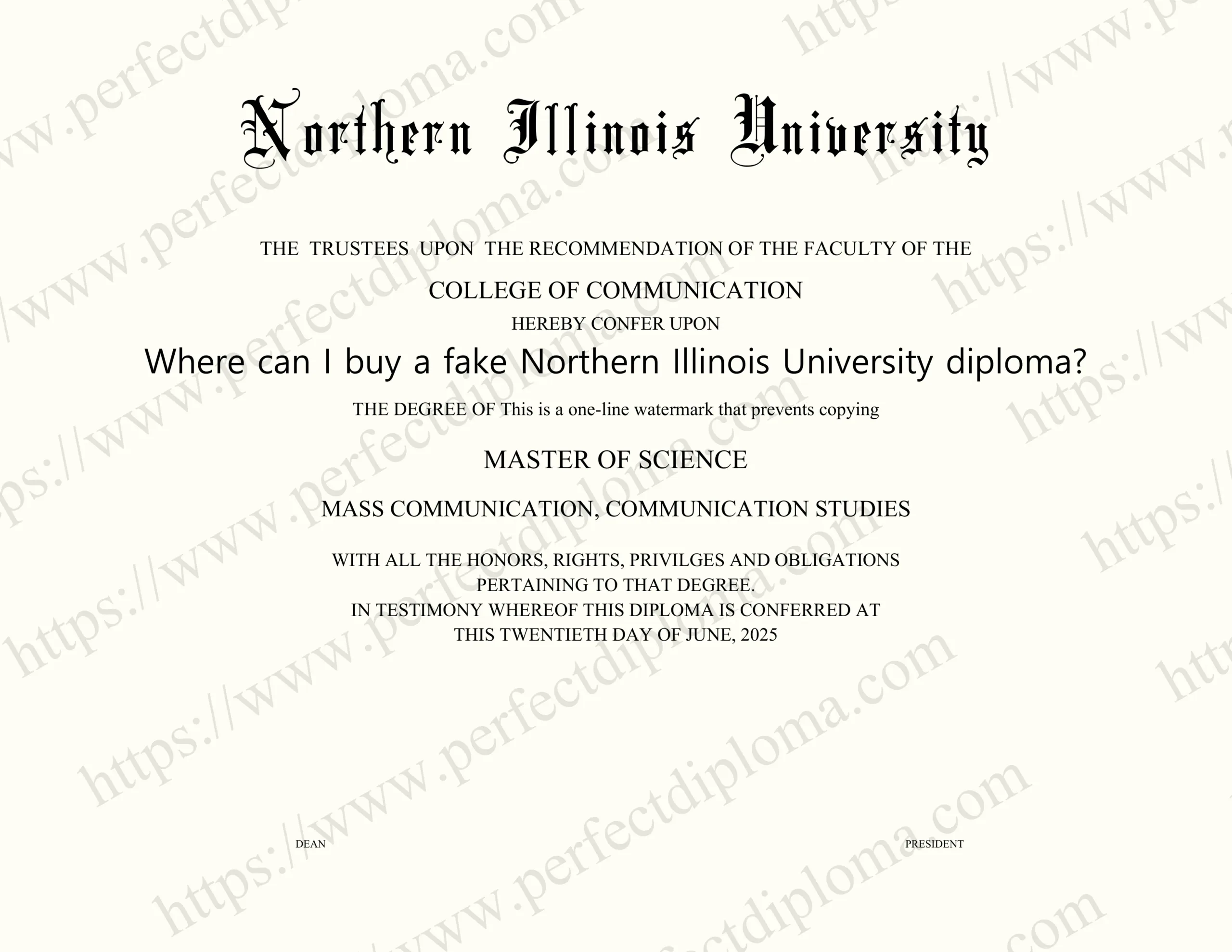 Where can I buy a fake Northern Illinois University diploma?