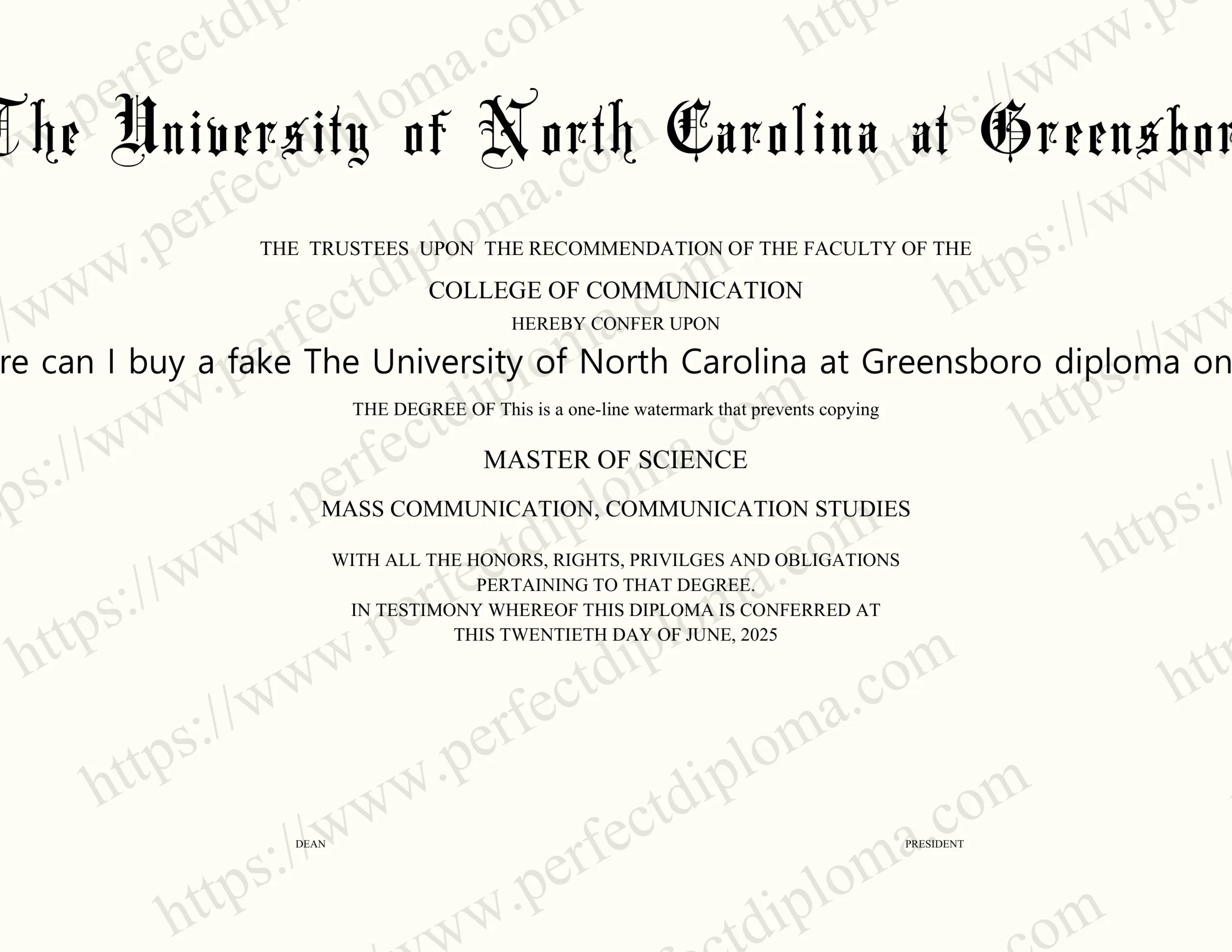 Where can I buy a fake The University of North Carolina at Greensboro diploma online?