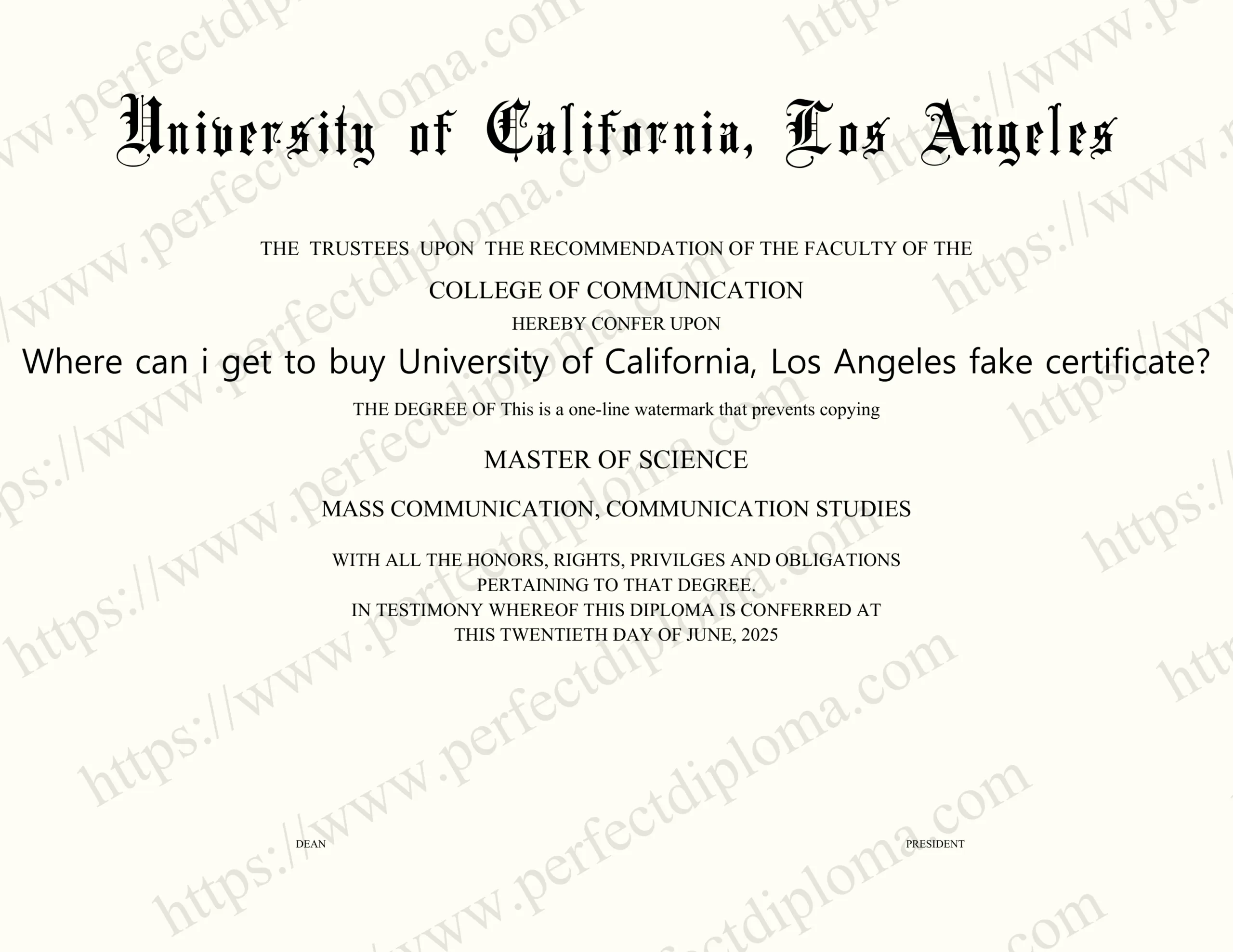 Where can i get to buy University of California, Los Angeles fake certificate?