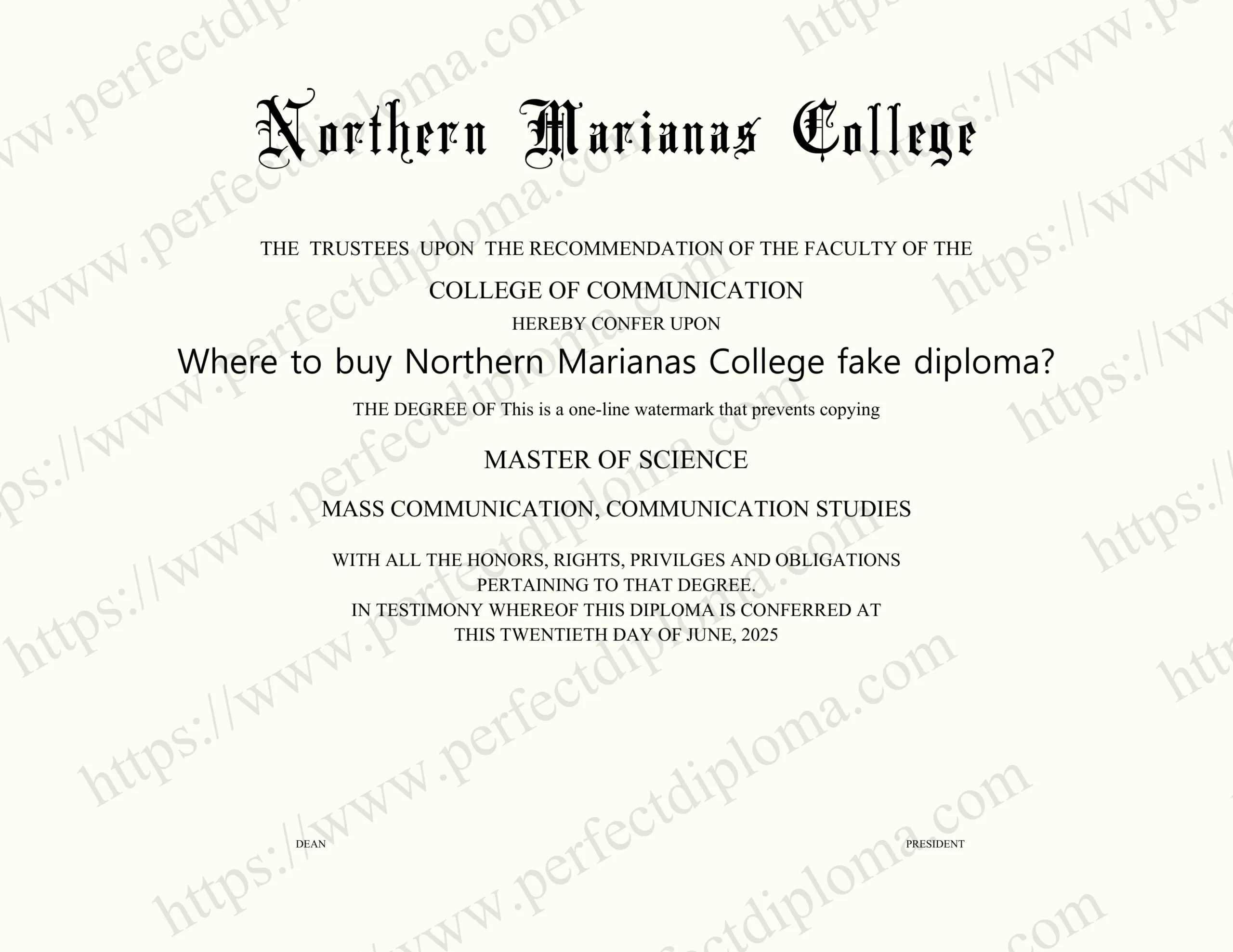 Where to buy Northern Marianas College fake diploma?