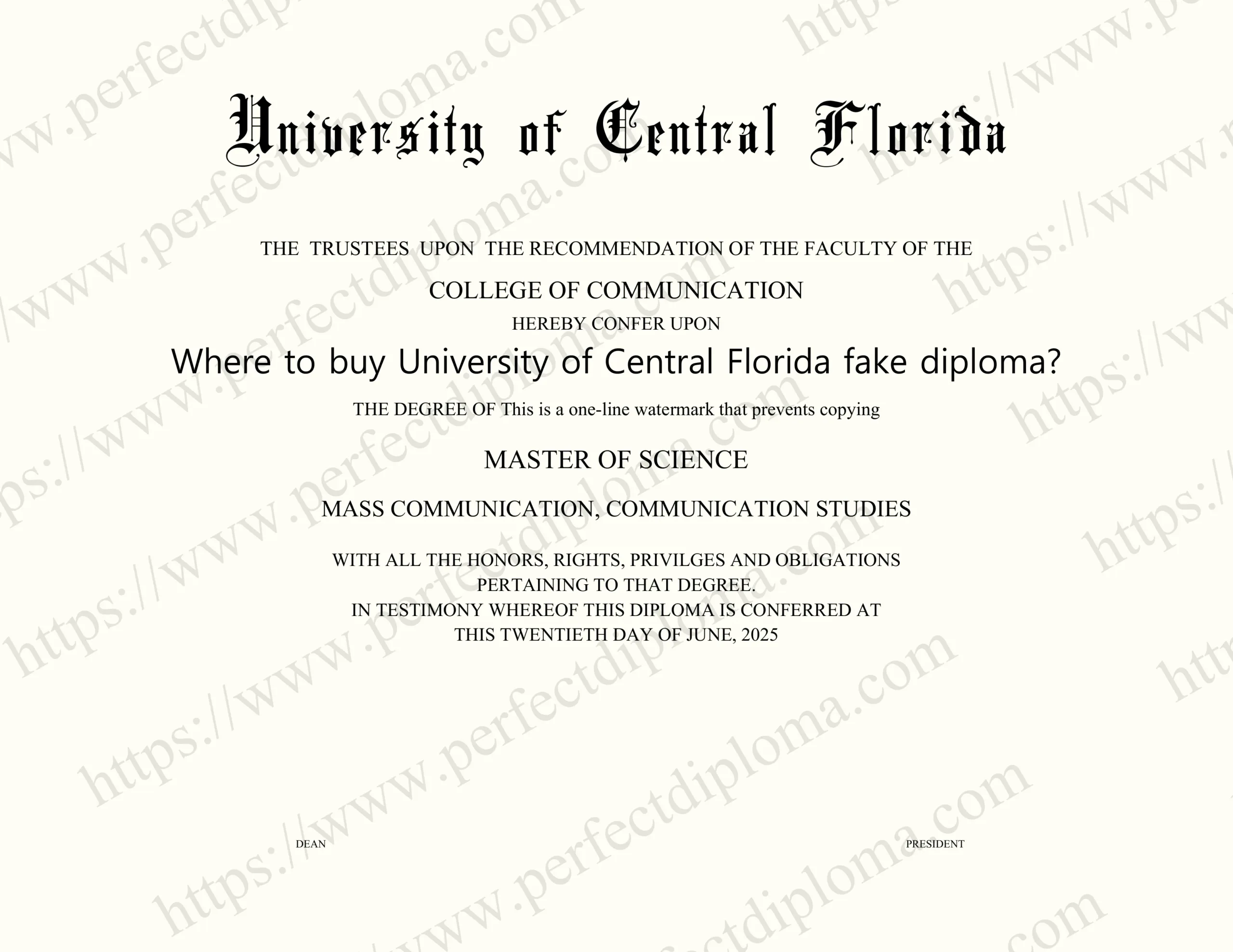 Where to buy University of Central Florida fake diploma?