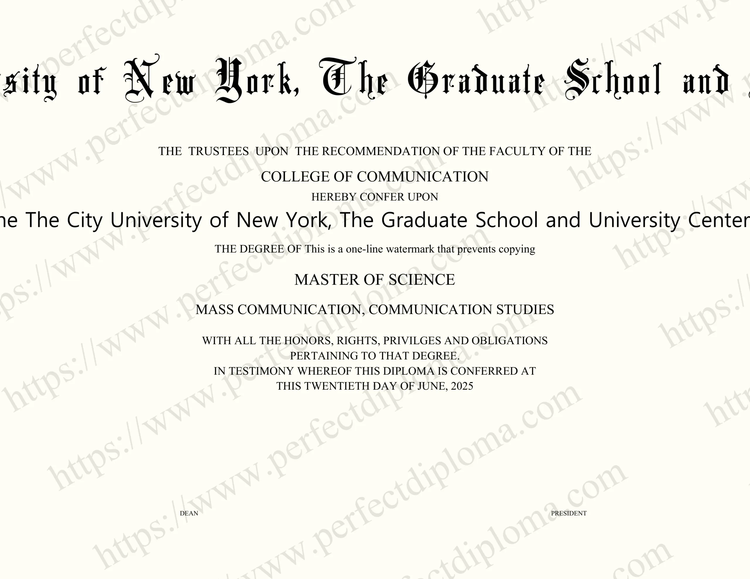 Fast to Get the The City University of New York, The Graduate School and University Center fake degree.