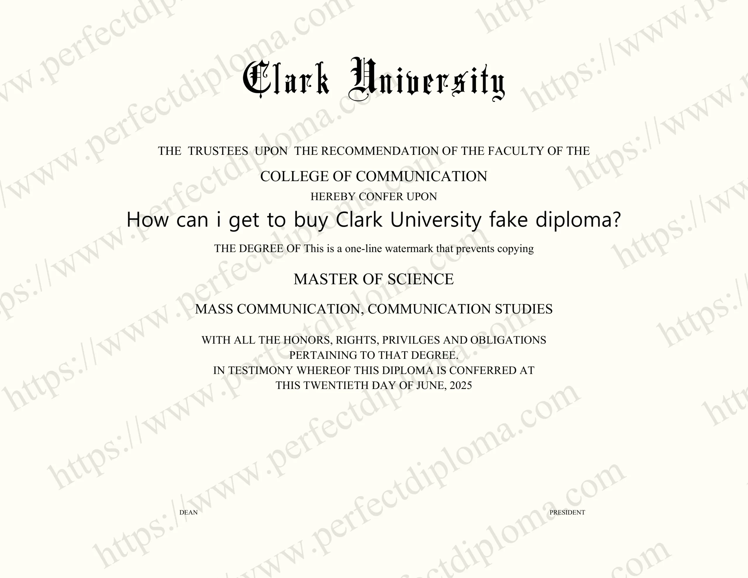 How can i get to buy Clark University fake diploma?