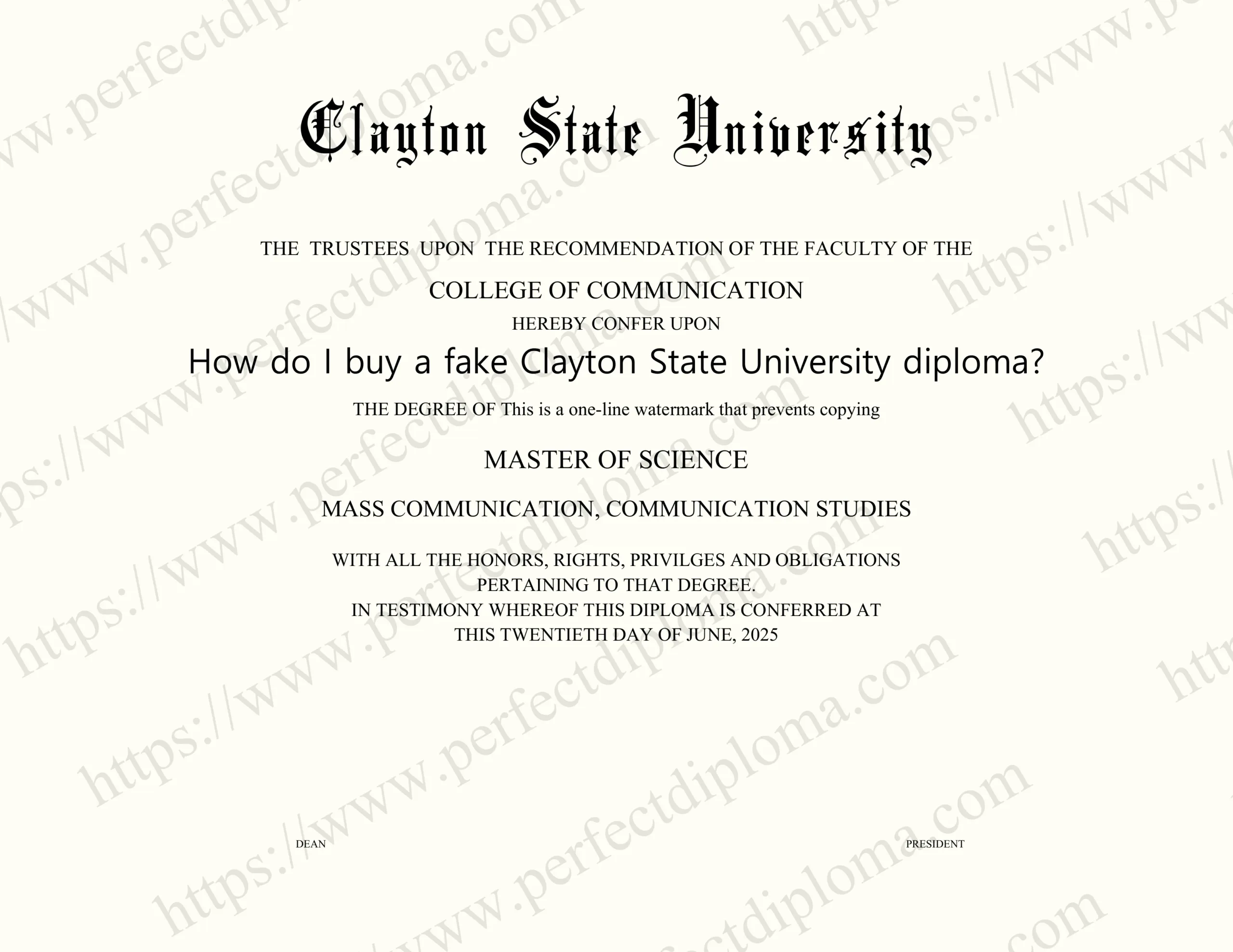 How do I buy a fake Clayton State University diploma?