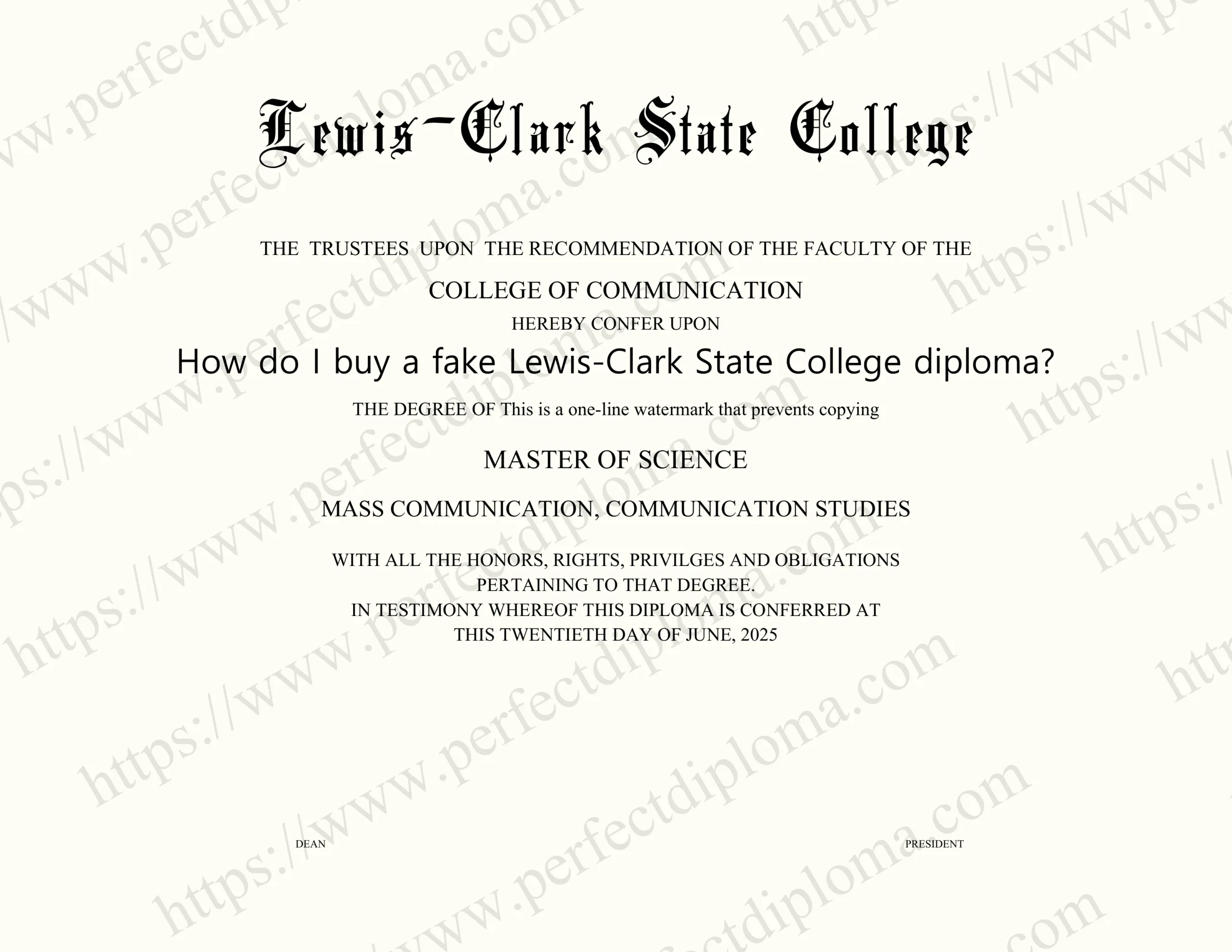 How do I buy a fake Lewis-Clark State College diploma?