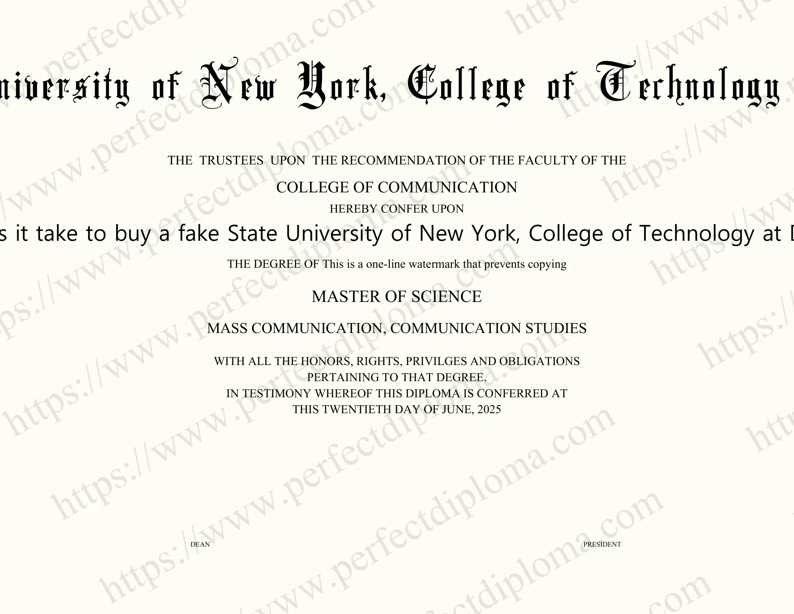 How long does it take to buy a fake State University of New York, College of Technology at Delhi diploma?