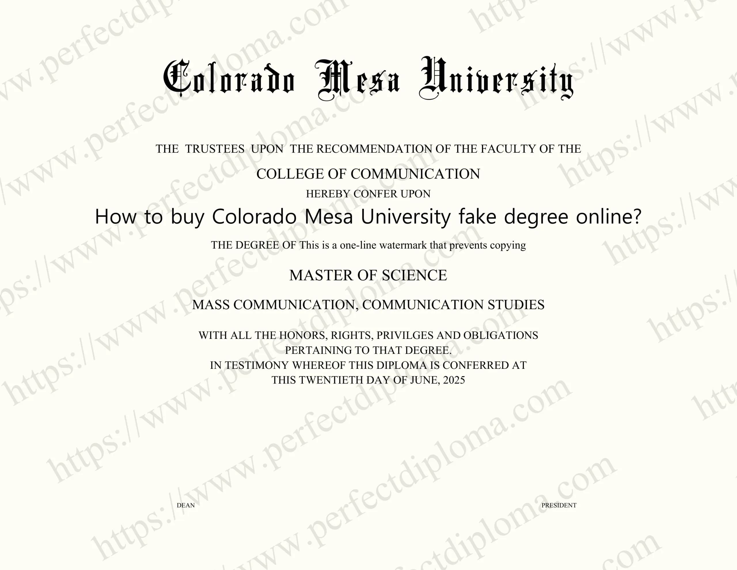 How to buy Colorado Mesa University fake degree online?