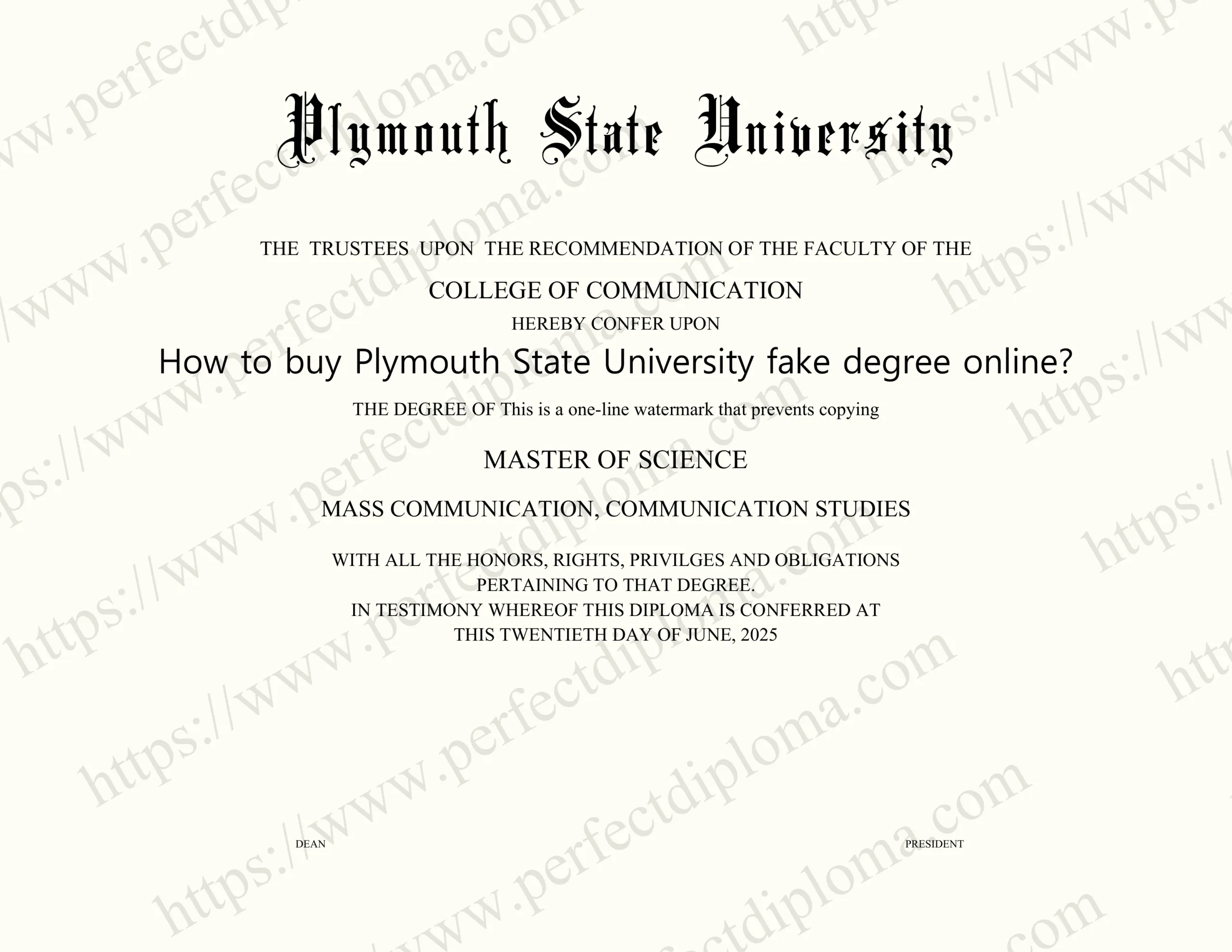 How to buy Plymouth State University fake degree online?
