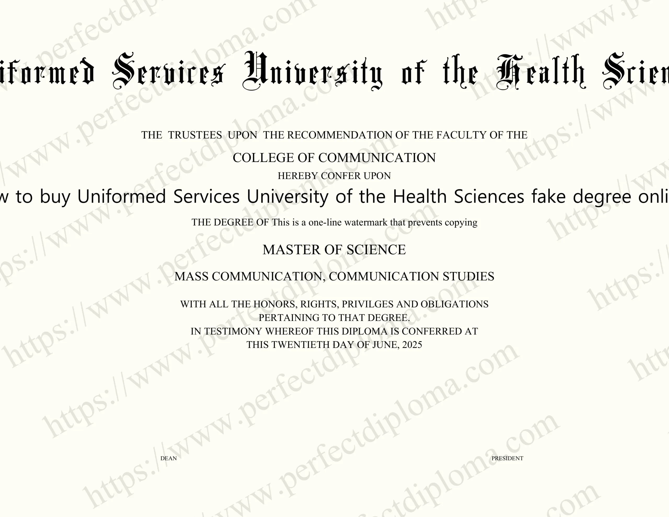 How to buy Uniformed Services University of the Health Sciences fake degree online?