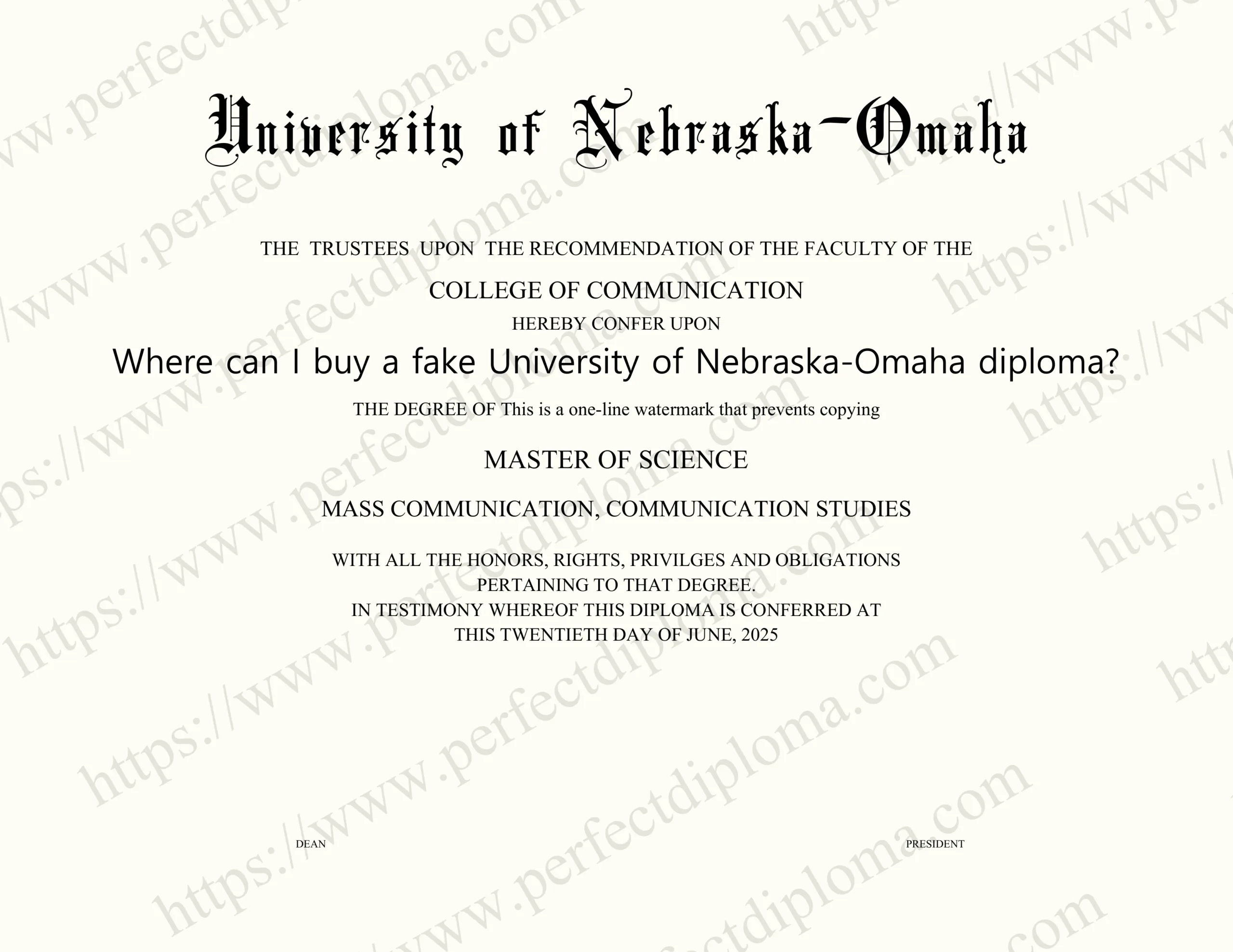 Where can I buy a fake University of Nebraska-Omaha diploma?