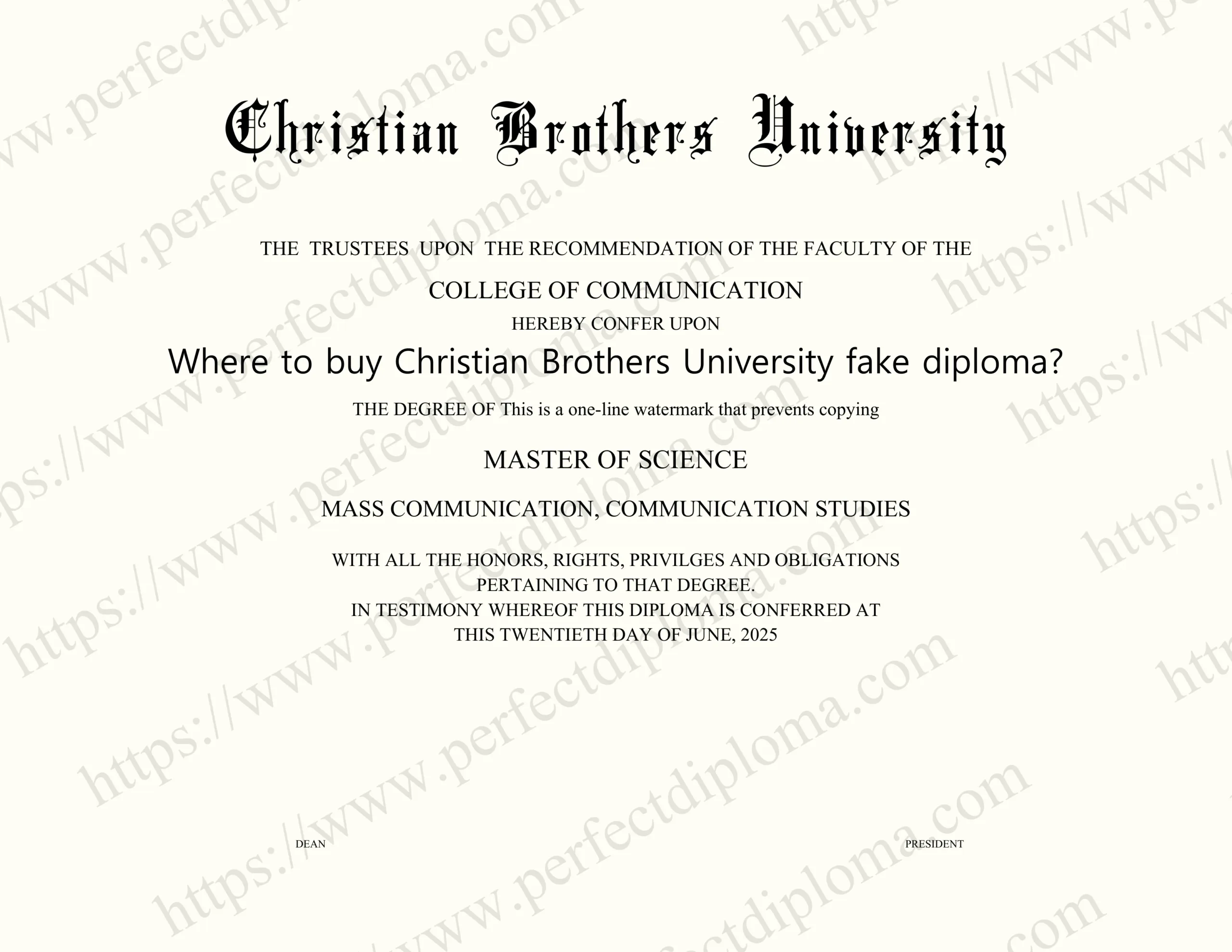 Where to buy Christian Brothers University fake diploma?