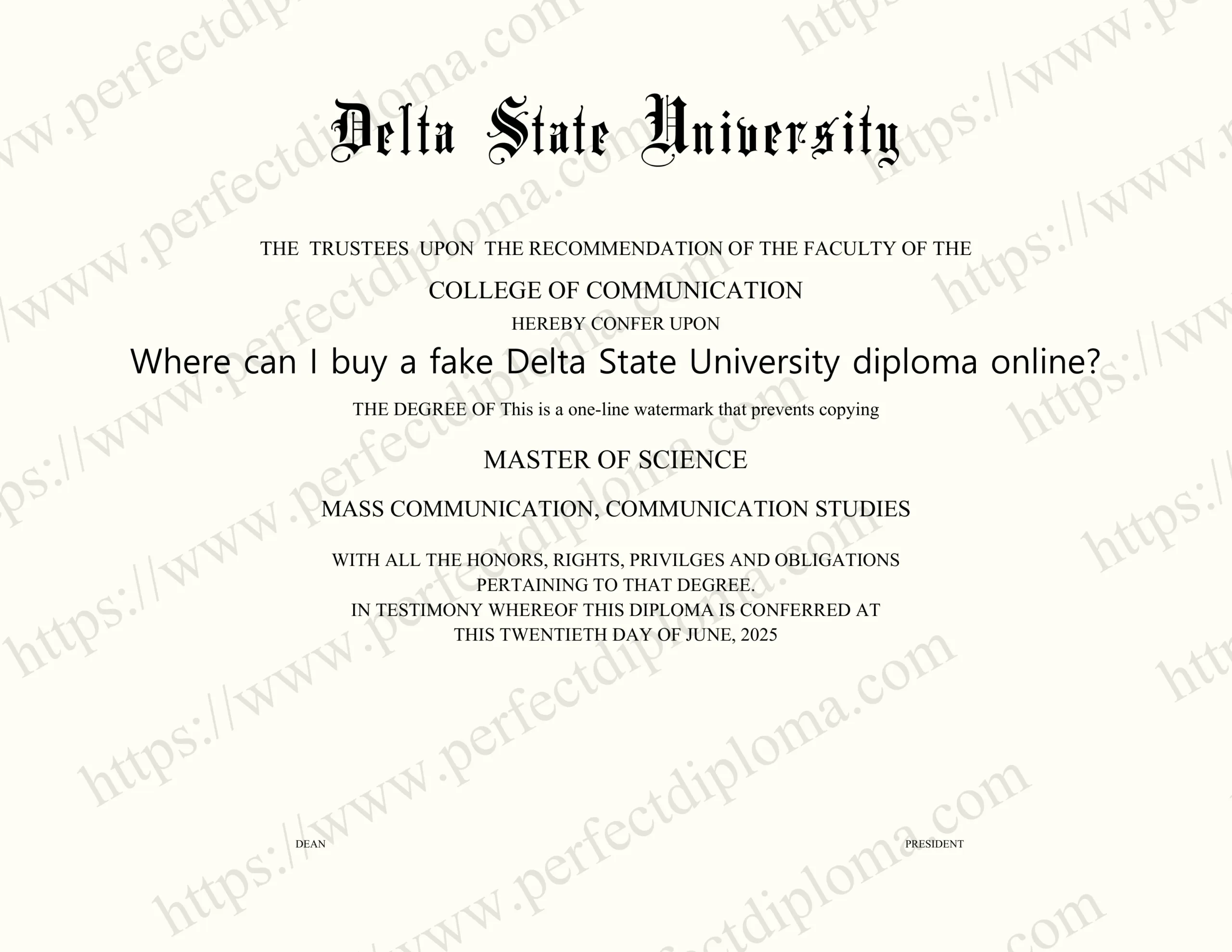 Where can I buy a fake Delta State University diploma online?